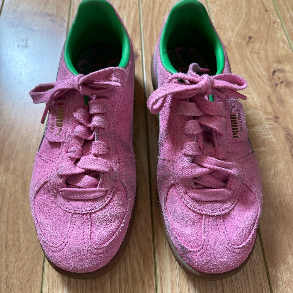 Puma Palermo Suede Pink Women's Sneakers